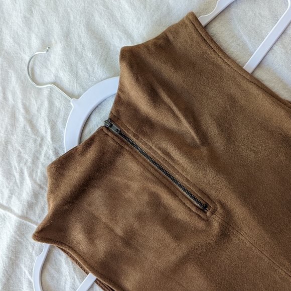 Faux suede leather dress - Picture 5 of 5